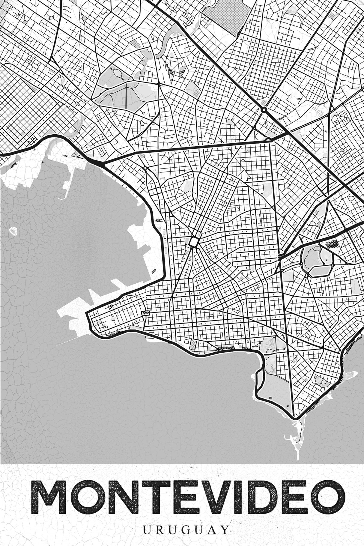 Montevideo Poster och Canvastavla