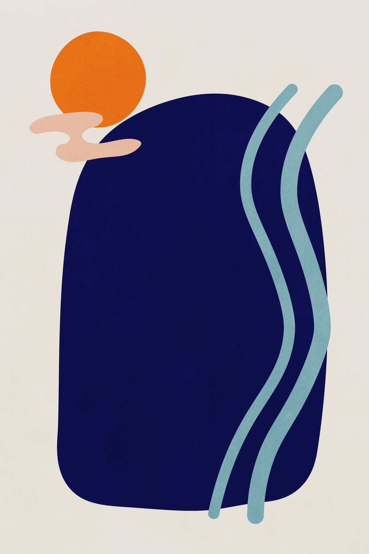 Landscape Shapes 12 Poster och Canvastavla