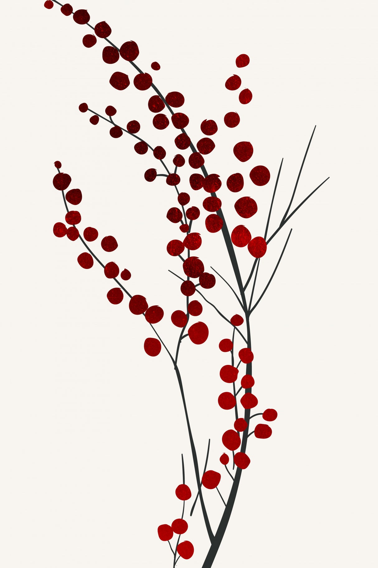 Mistletoe Kisses Poster och Canvastavla