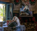 At the window Poster och Canvastavla
