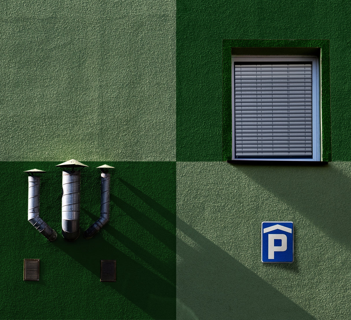 industrial green Poster och Canvastavla
