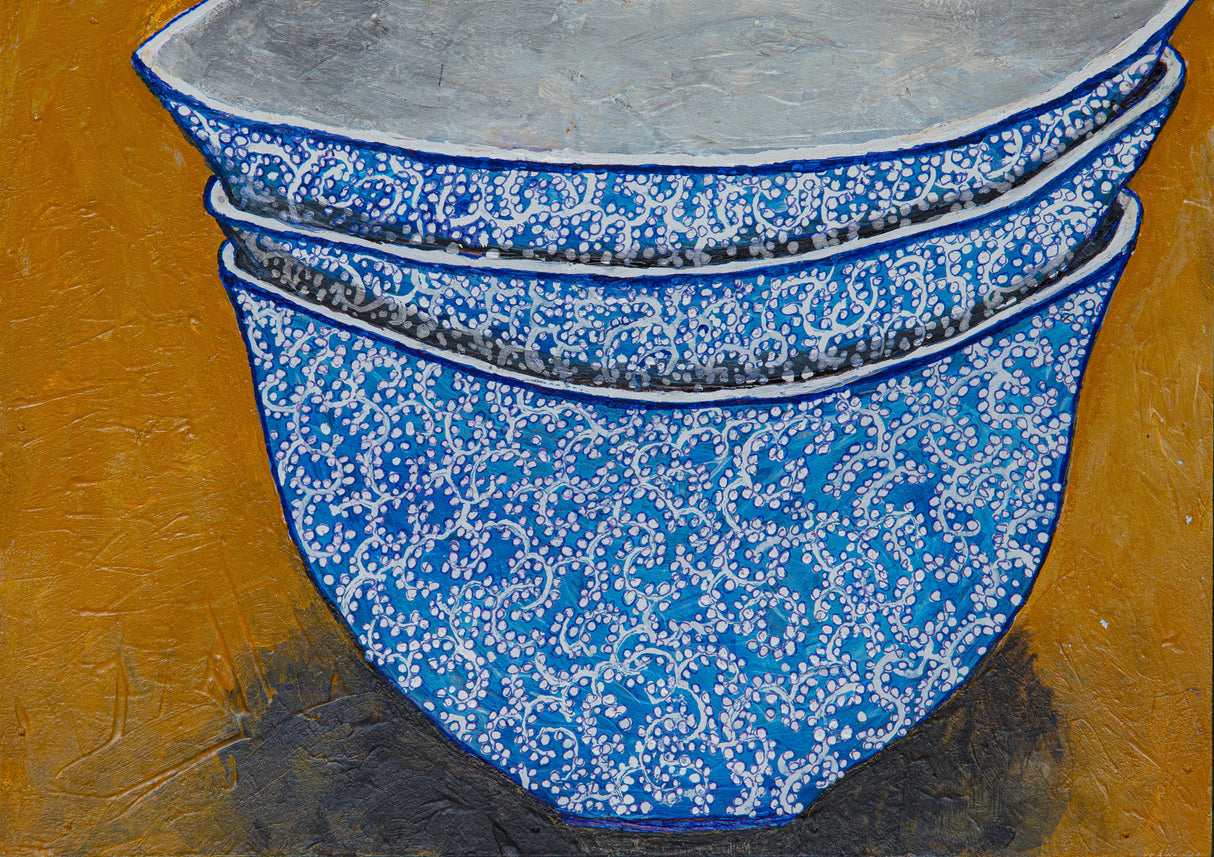 Stacked Bowls Poster och Canvastavla
