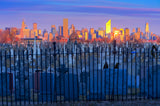 Sunrise over the cities Poster och Canvastavla