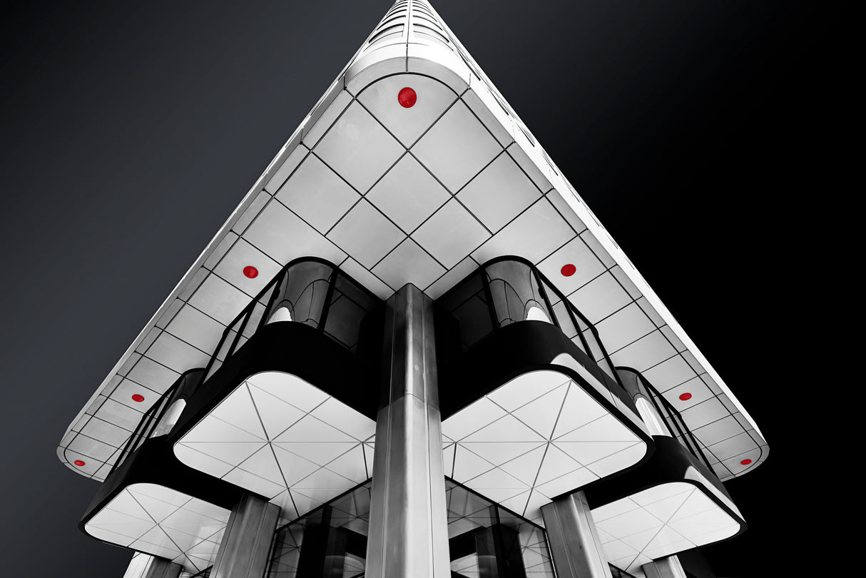 Silver Tower II Poster och Canvastavla