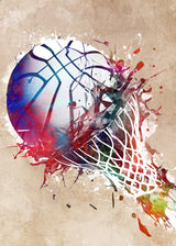 Basketball Sport Art 17 Poster och Canvastavla