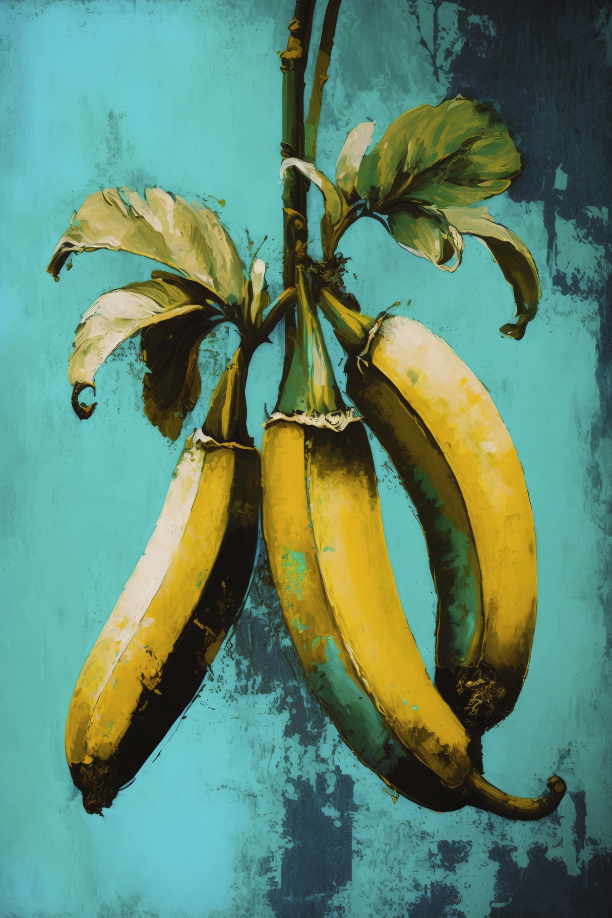 Ancient Bananas Poster och Canvastavla