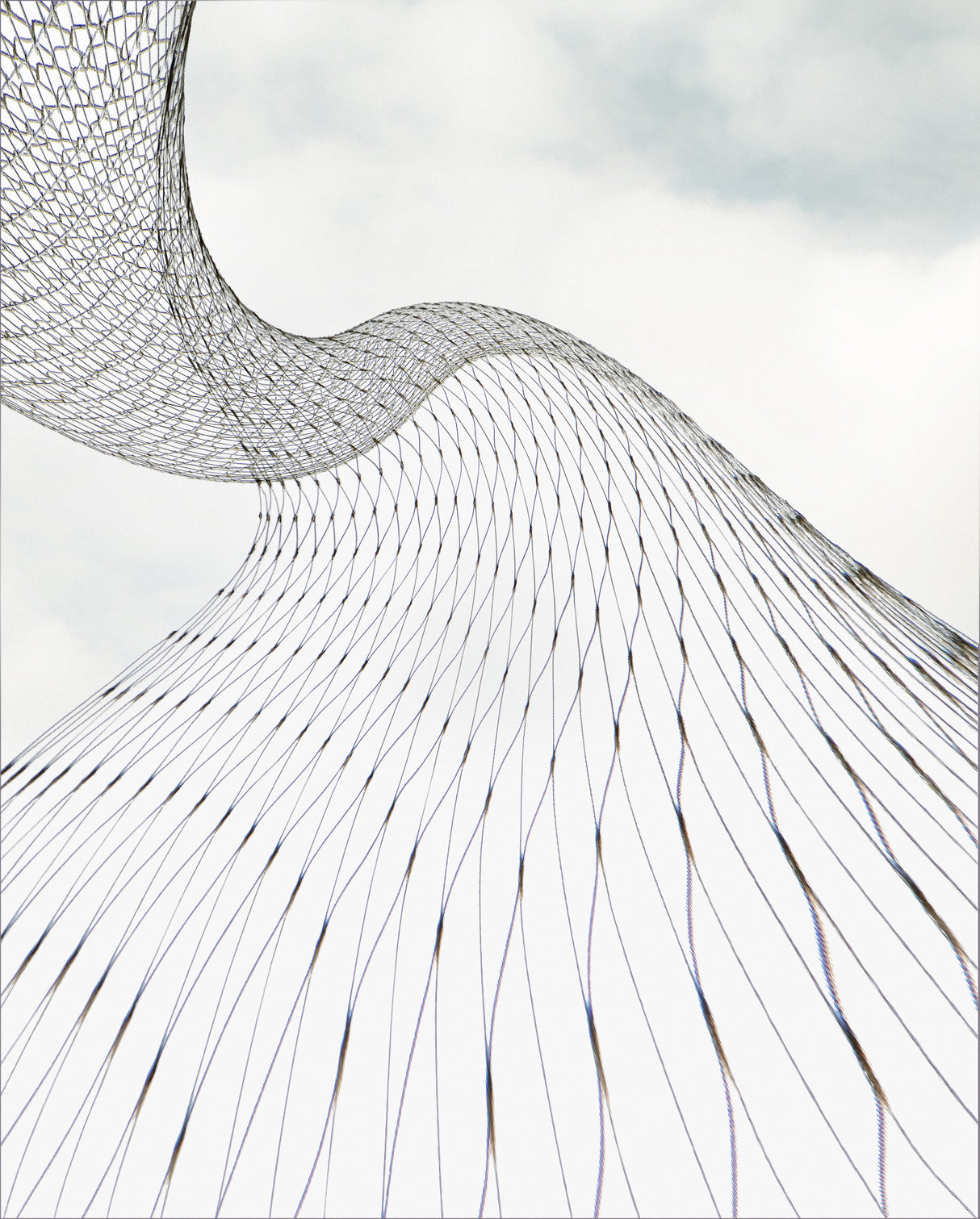Twisting fishing net Poster och Canvastavla