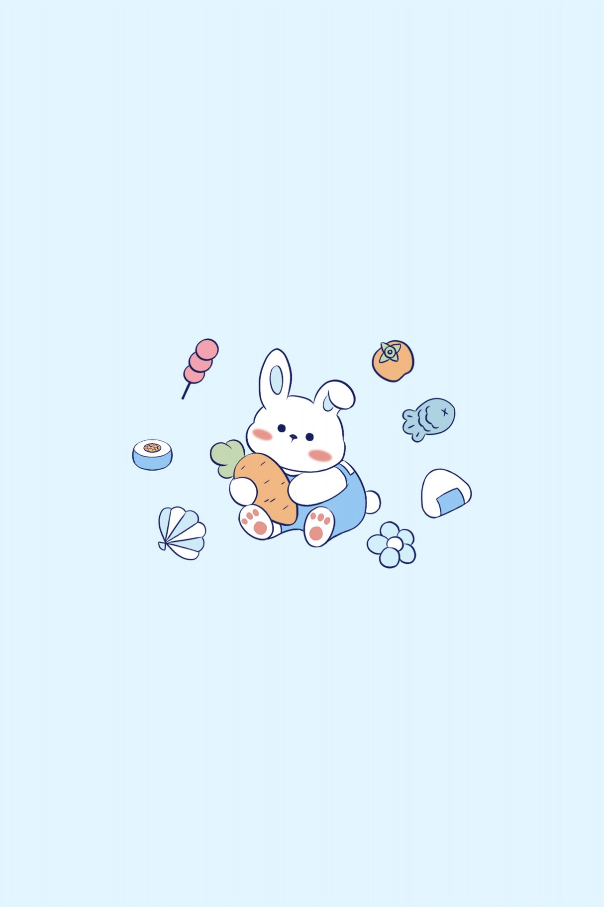 Lazy Rabbit Poster och Canvastavla