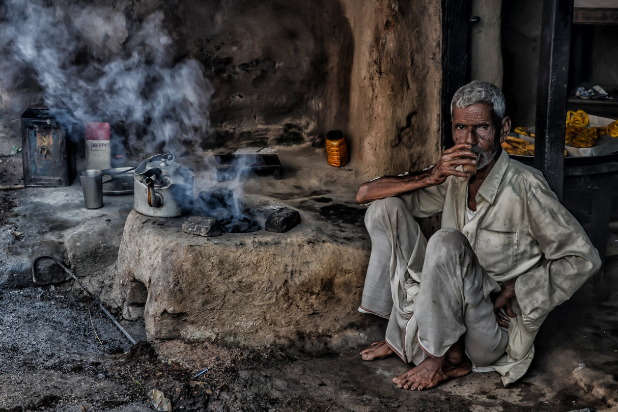 The Tea Stall Poster och Canvastavla