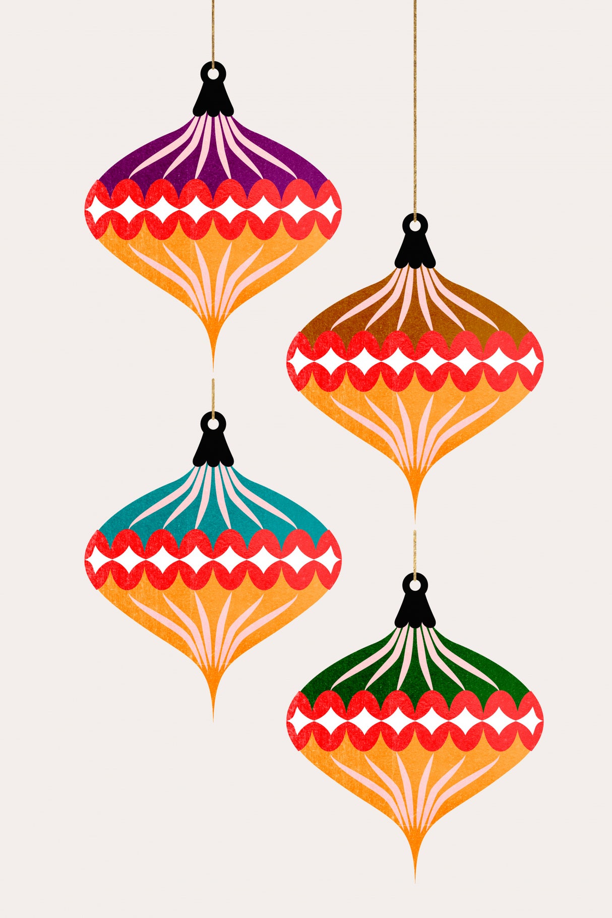 Christmas Balls (vers.3) Poster och Canvastavla