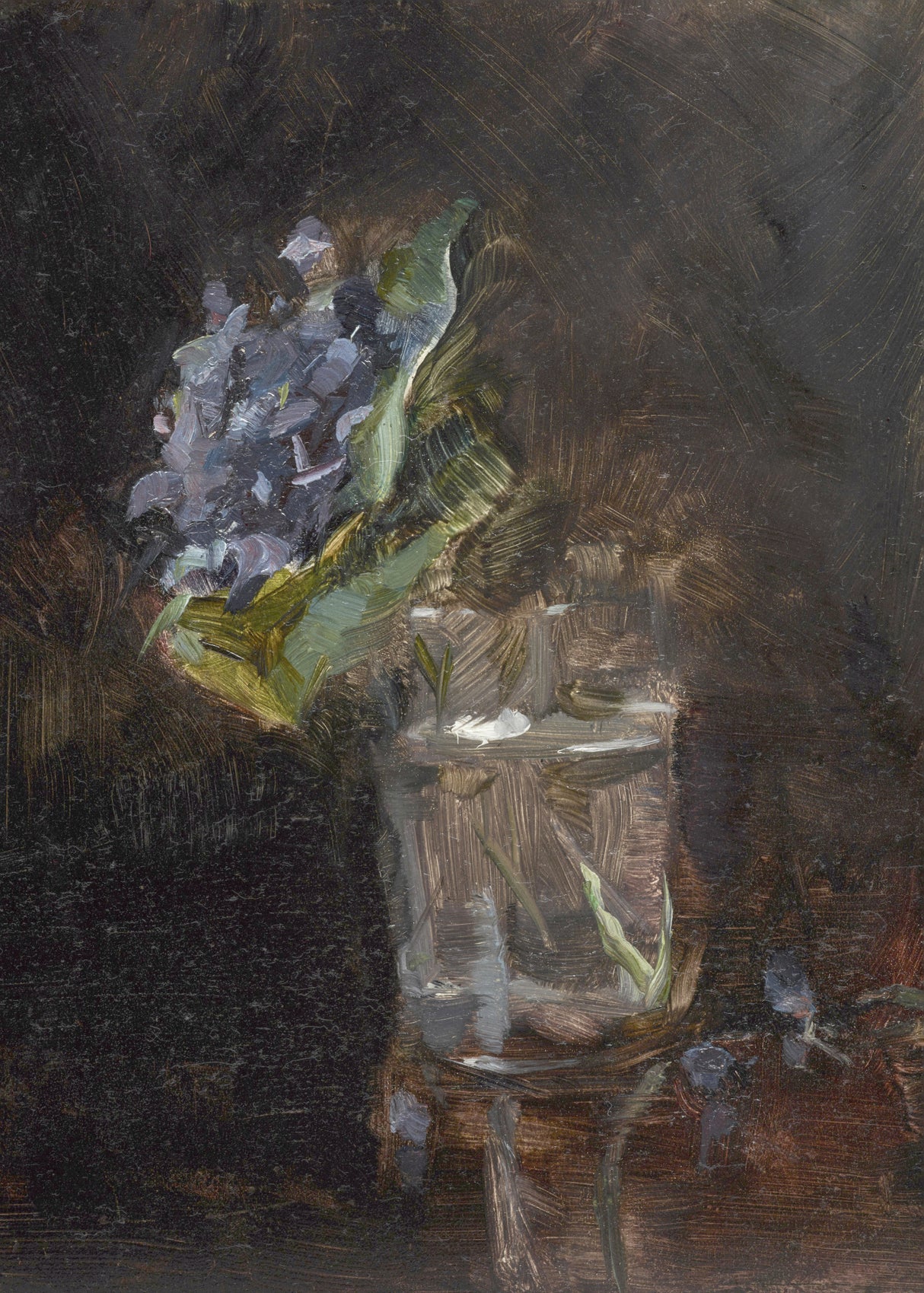 Bouquet of Violets In a Vase (1882) Poster och Canvastavla