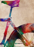 Cycling sport art 17 Poster och Canvastavla
