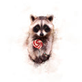 Baby Racoon Poster och Canvastavla