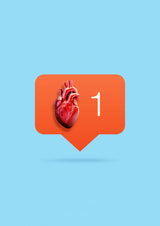 Like from Heart Poster och Canvastavla