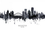 Rochester New York Skyline Poster och Canvastavla