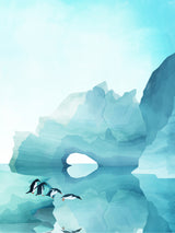 Penguins By Day Poster och Canvastavla