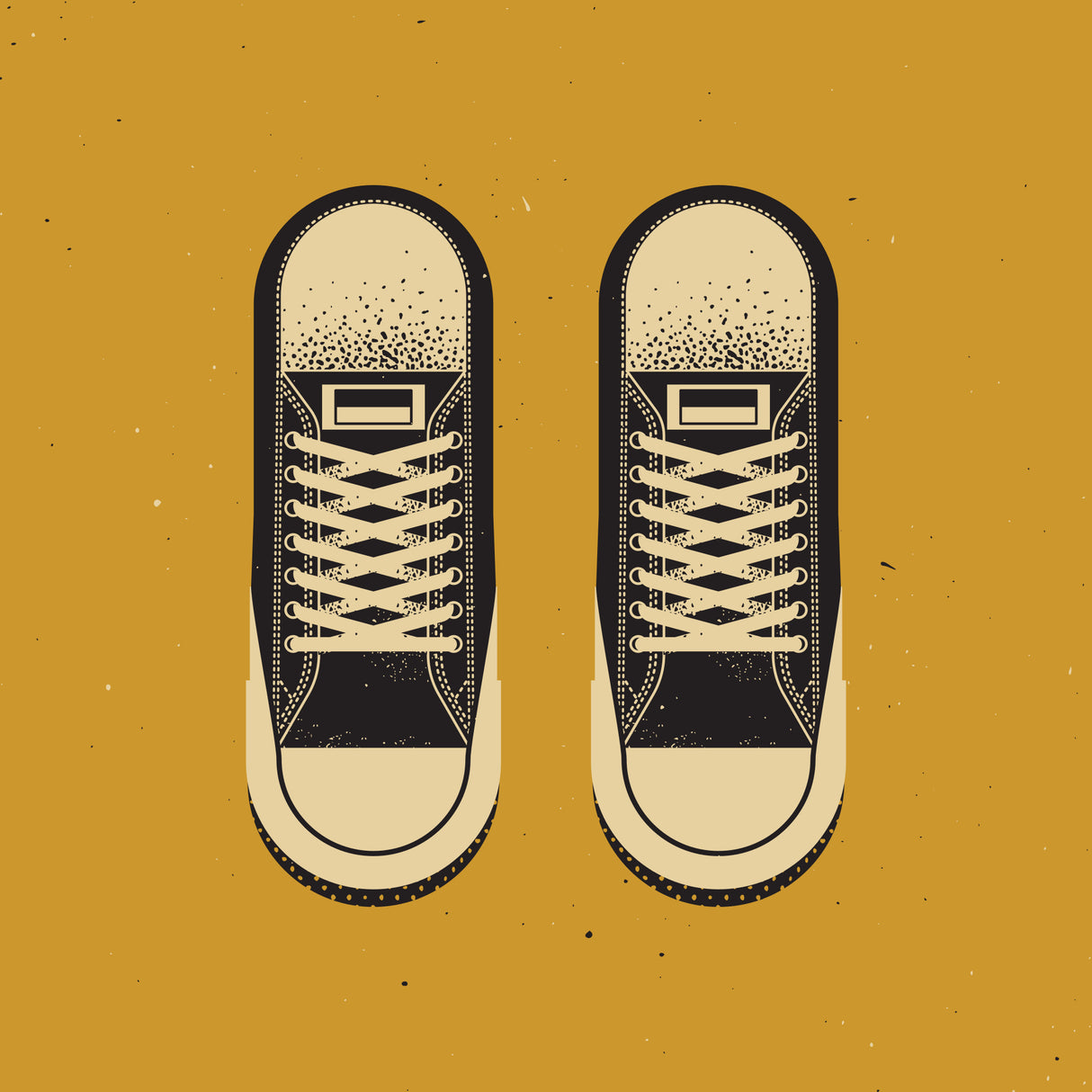 Black Chucks Poster och Canvastavla
