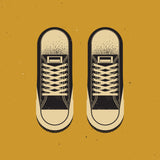 Black Chucks Poster och Canvastavla