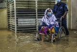 Hospital under water Poster och Canvastavla