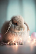 Fluffy Bunny Poster och Canvastavla