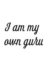 I am my own guru Poster och Canvastavla