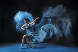 The Lady in Blue Poster och Canvastavla