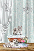 White Tigers &amp; Bubbles Poster och Canvastavla