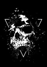Skull X (bw) Poster och Canvastavla