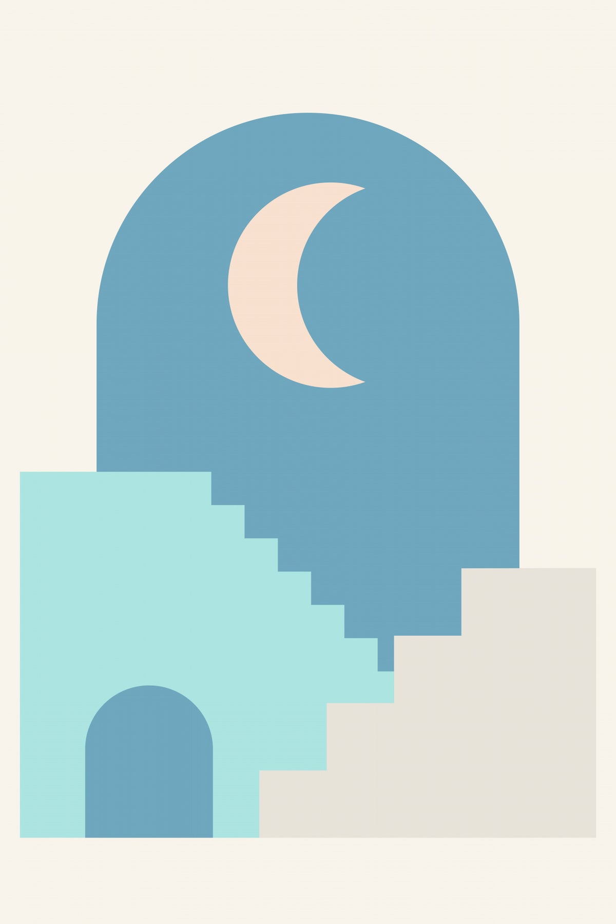 Minimal Architecture #3 Poster och Canvastavla