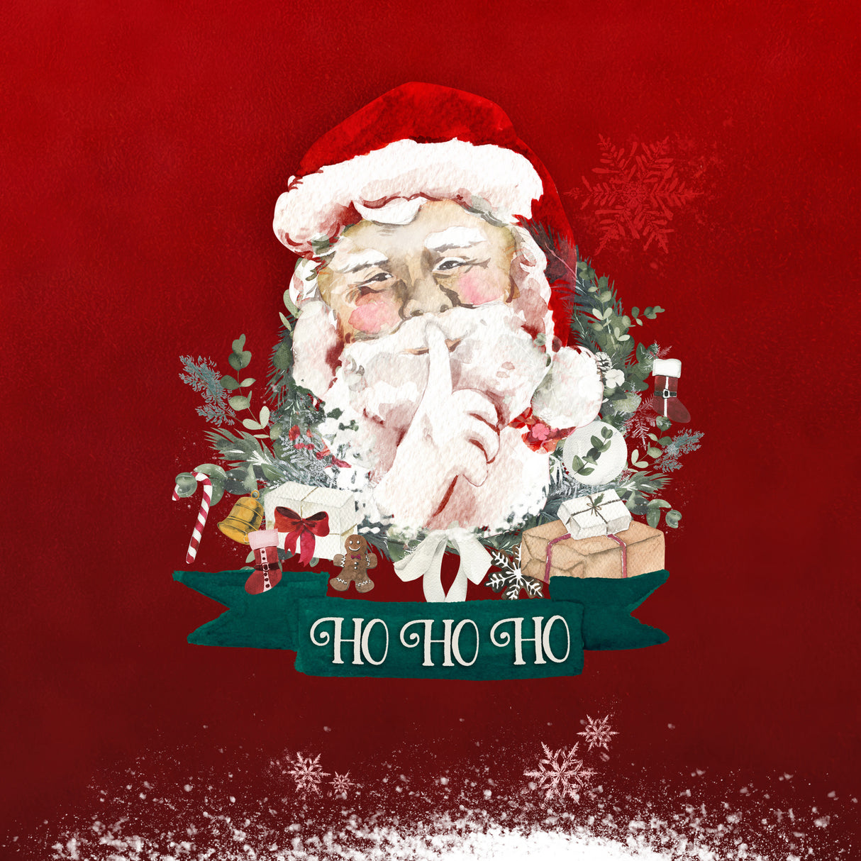 Santa Poster och Canvastavla
