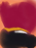 Red and Black Liquid Poster och Canvastavla