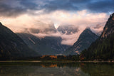 Dramatic Morning in the Dolomites Poster och Canvastavla