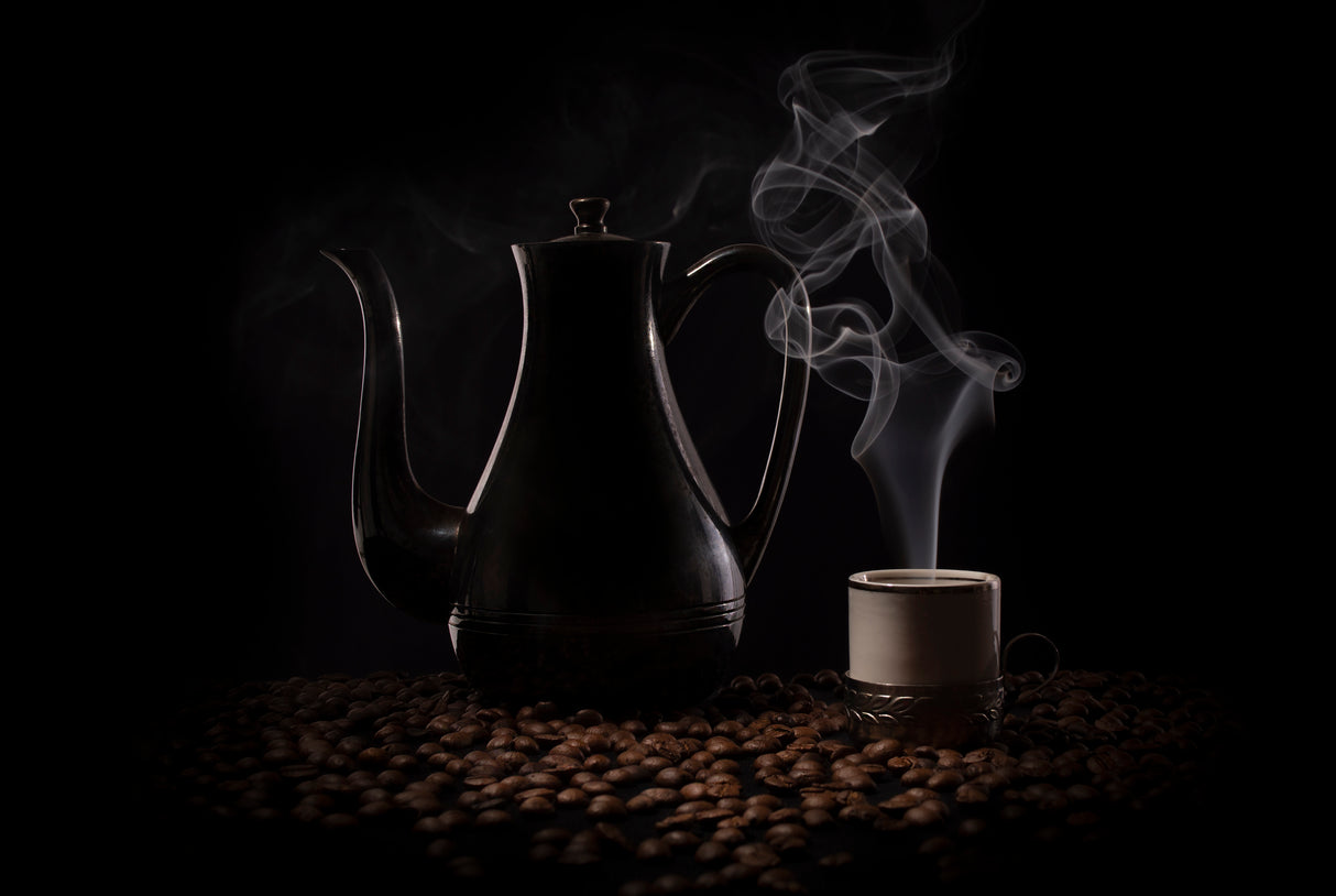Black coffee Poster och Canvastavla