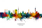 Hannover Germany Skyline Poster och Canvastavla
