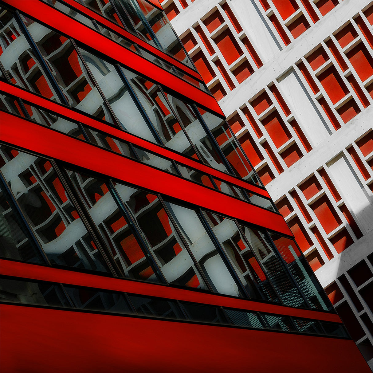 Cityreflection Poster och Canvastavla