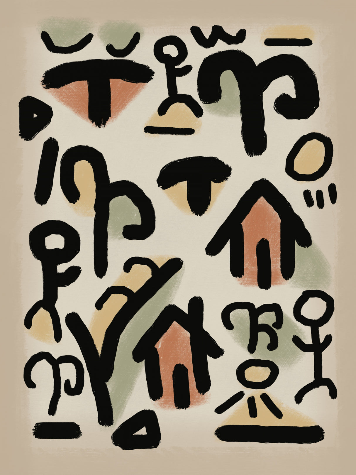 Camp Neighbourhood Poster och Canvastavla