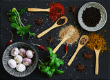 Cheerful juicy still-life with spices 1 Poster och Canvastavla