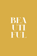 Beautiful Mustard Poster och Canvastavla