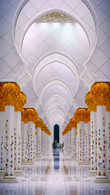 Abu Dhabi / Sheikh Zayed Mosque 3 Poster och Canvastavla