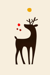 Rudolph Searching for His Nose Poster och Canvastavla