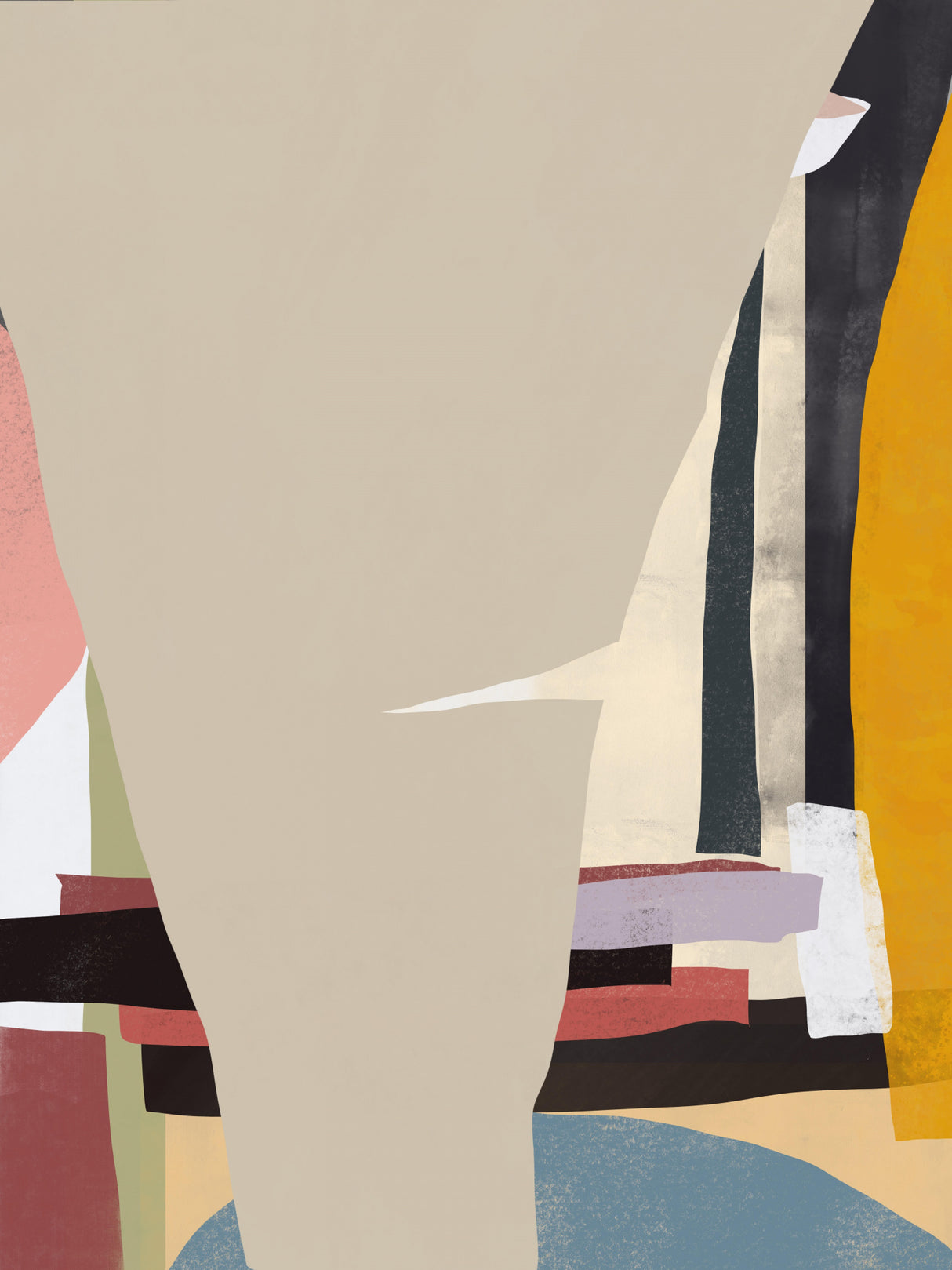 Cut out abstract 03 Poster och Canvastavla