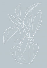 Vase Lines Poster och Canvastavla
