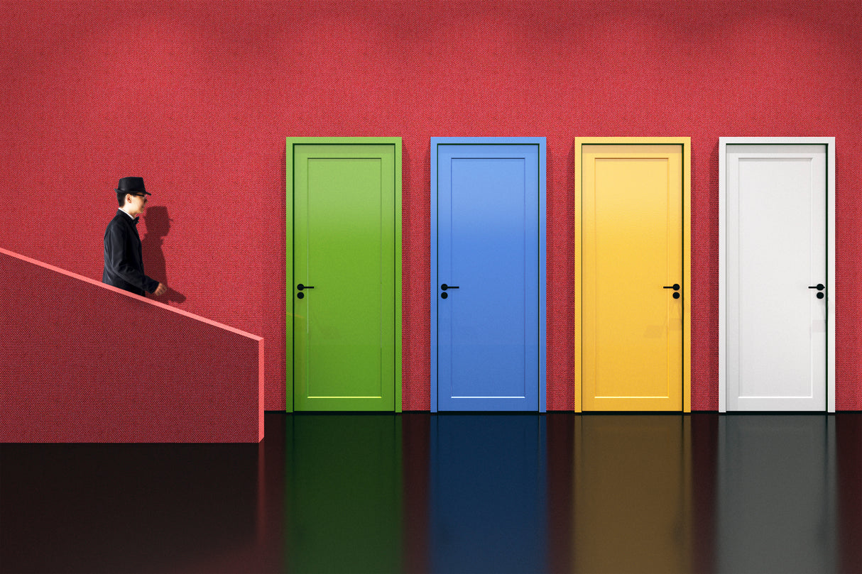 Judging Doors Poster och Canvastavla