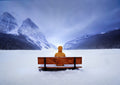 Lake Louise in Winter Poster och Canvastavla