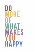 Be Happy Poster och Canvastavla