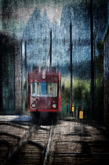Il treno della montagna Poster och Canvastavla