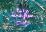 To the Dance Floor Right Landscape Poster och Canvastavla