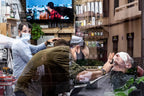 Barbershop reflections Poster och Canvastavla