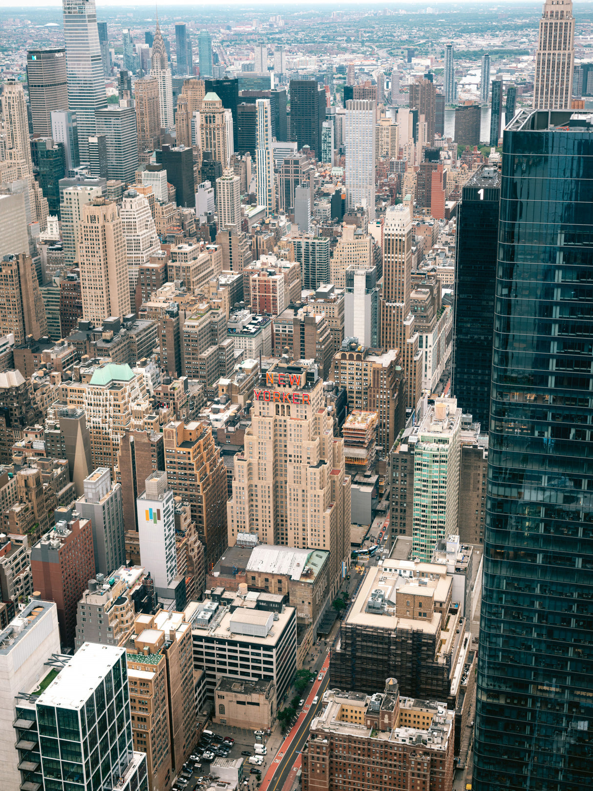 New York City from above Poster och Canvastavla