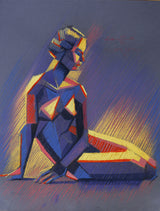 Cubist Nude 04 (2013) Poster och Canvastavla